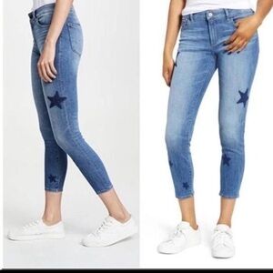 DL1961 Florence Ankle Star-Embellished Jeans Size 28